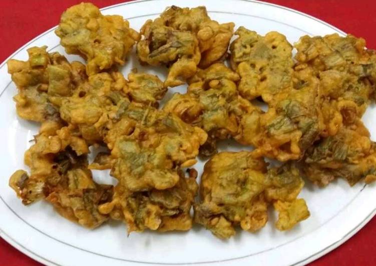How to Cook Appetizing Spring Onion Pakoras This is Secret Recipe  From Homemade !!
