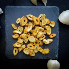 Fried Garlic Chips A picture of Fried Garlic Chips.