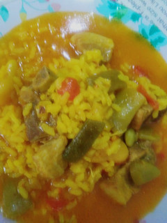 Una foto de Arroz caldoso con costillitas