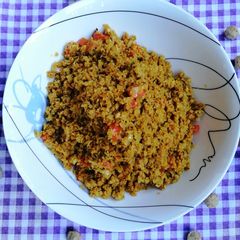 A picture of Soya bhurji.