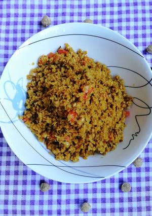 A picture of Soya bhurji.