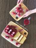 Vanilla Pound Cake with Raspberry Sauce