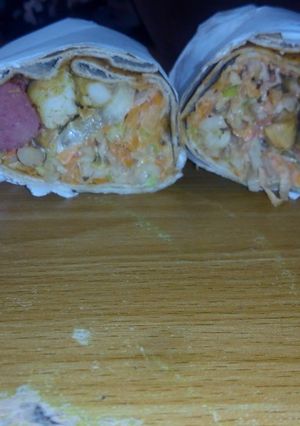 A picture of Shawarma.