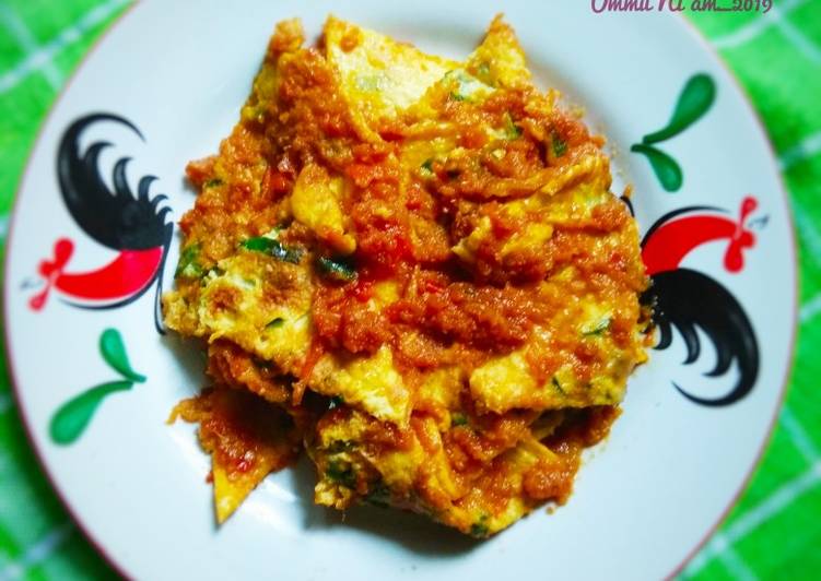 Telur Dadar Bumbu Bali