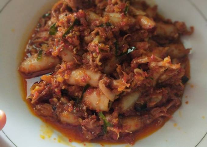 Sambal cumi dower