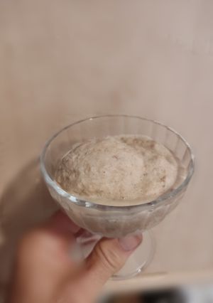 Una foto de Helado de nísperos (con heladera)