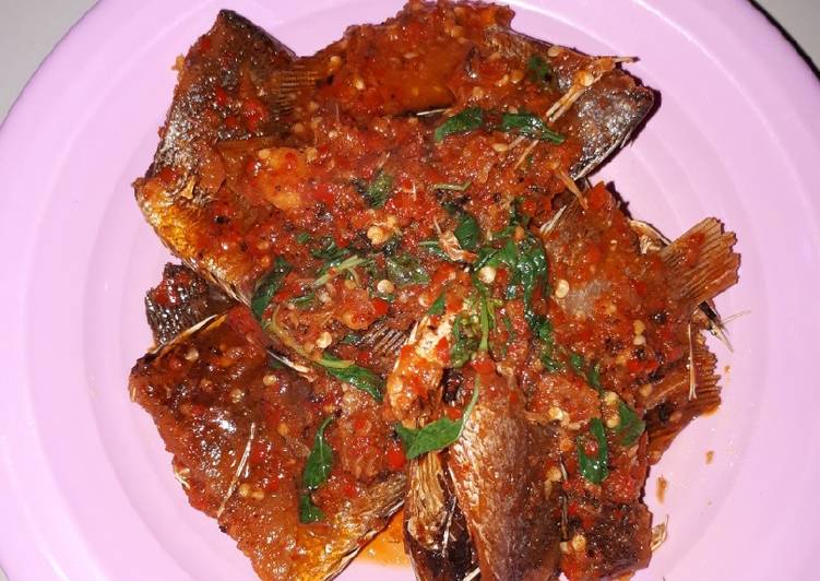 Resep Sambal ikan asin (masakan rumah sederhana), Enak Banget