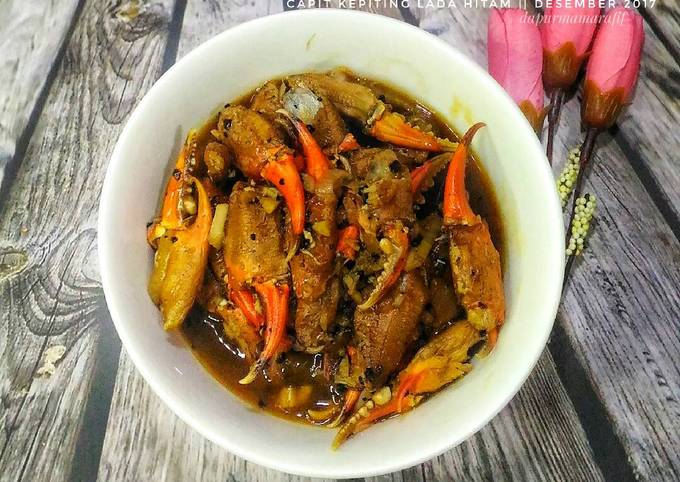 Capit kepiting lada hitam