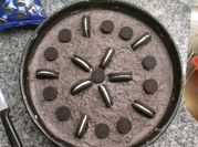Una foto de torta oreo helada