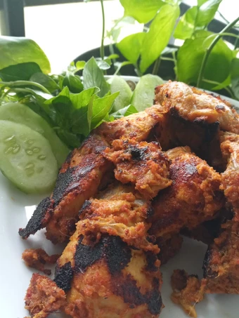 Cara Mudah Menyiapkan Resep Ayam bakar padang bumbu kuning (dengan teflon) yang Menggugah Selera Anti Ribet, Bisa Manjain Lidah