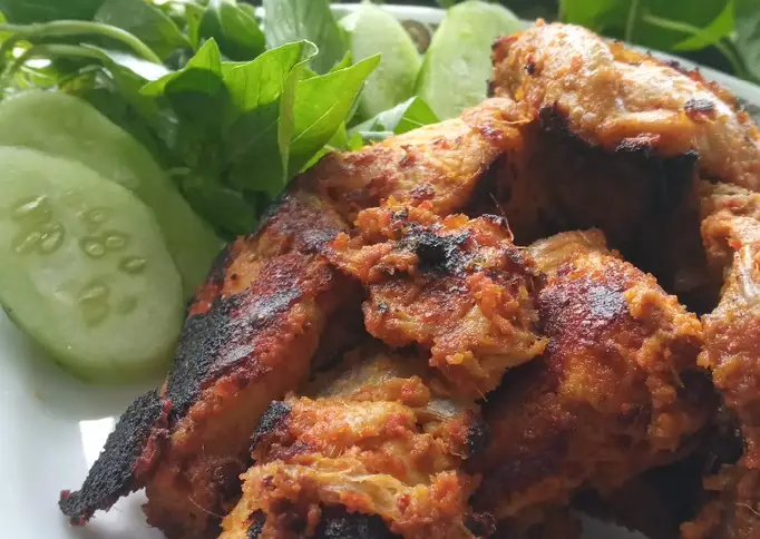 Ayam bakar padang bumbu kuning (dengan teflon)