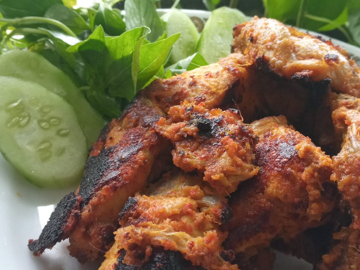 Resep Ayam bakar padang bumbu kuning (dengan teflon) Ekonomis Untuk Jualan