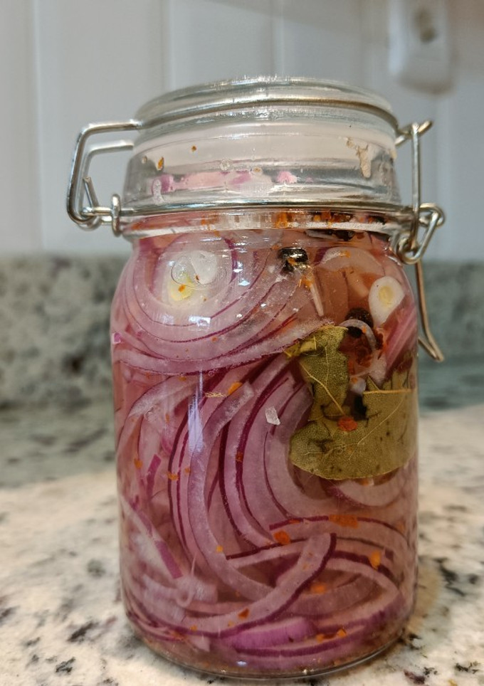 Una foto de Cebolla encurtida