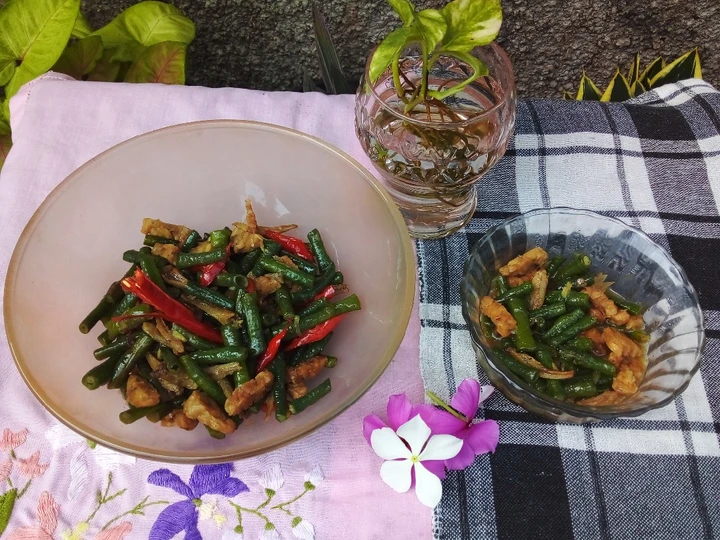 Langkah Gampang Membuat Resep Oseng Kacang Panjang Tempe Teri yang Enak Banget Anti Ribet, Uenak Banget