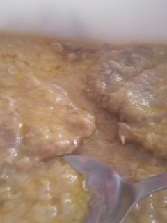 Una foto de Carne en salsa de la mami
