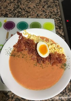 Una foto de Salmorejo