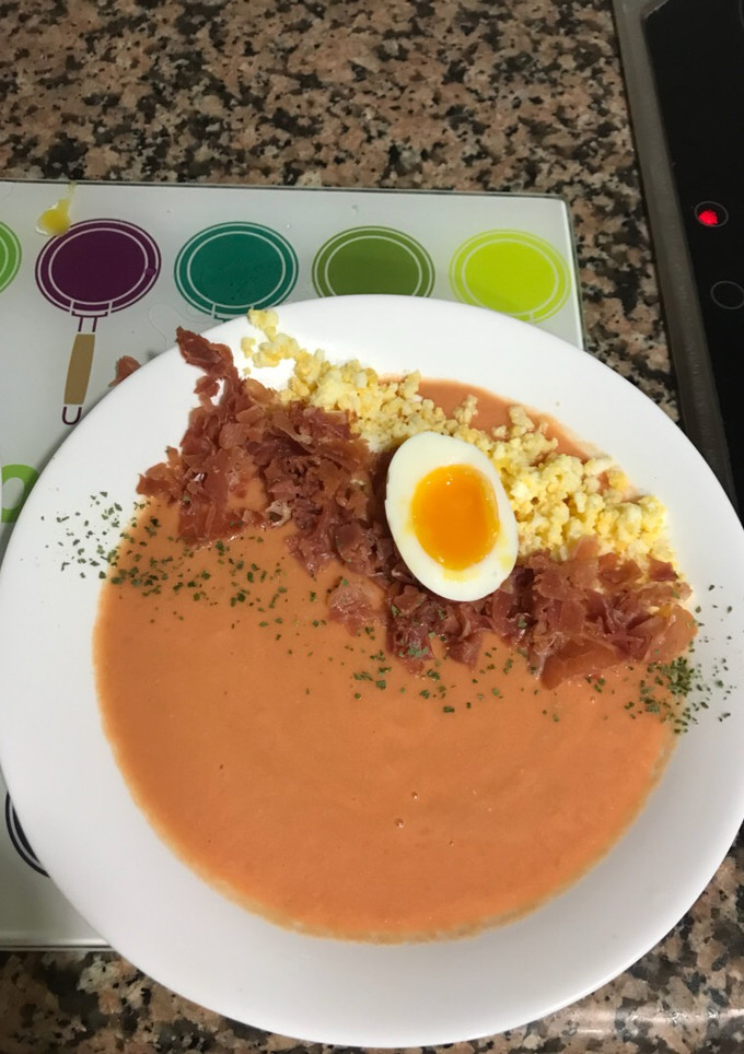 Una foto de Salmorejo