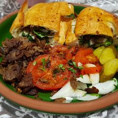 Braised meat sandwich #mycookbook A picture of Braised meat sandwich #mycookbook.