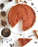 Tarta de calabaza o Pumpkin pie vegana