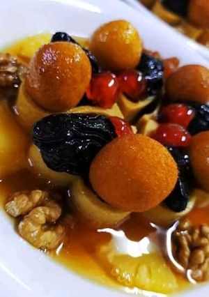 صورة لوصفة تقديم الطاجين الحلو في الاعراس
