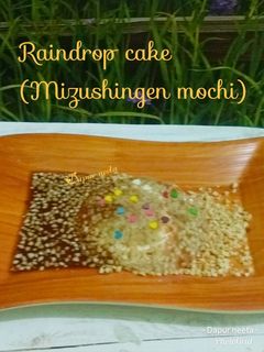 Foto resep Raindrop Cake (Mizushingen mochi)