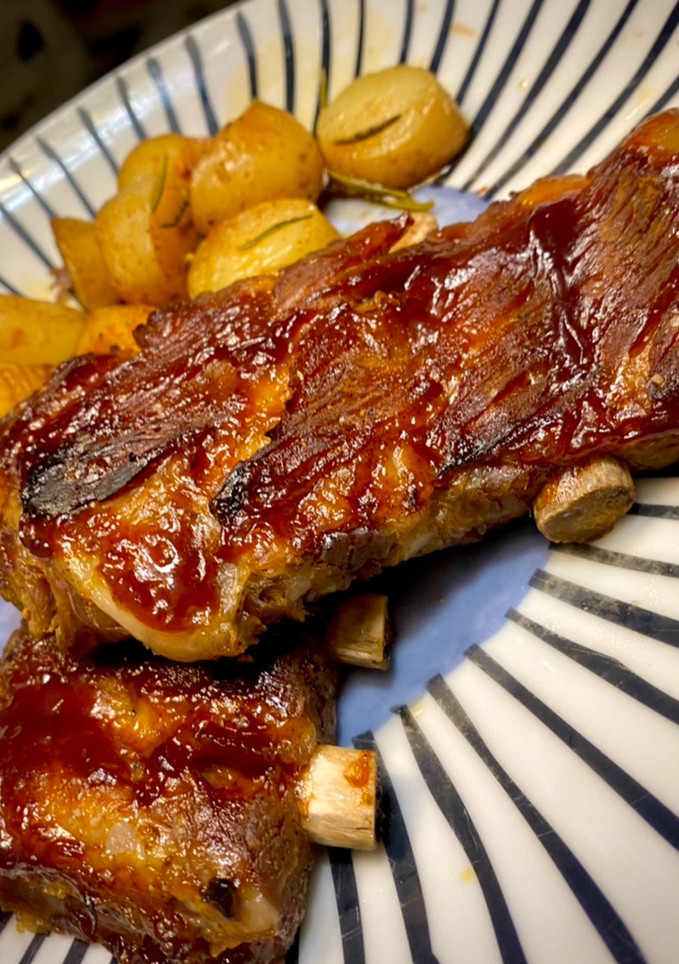 Una foto de Costillas a baja temperatura