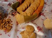 A picture of walnut cookies