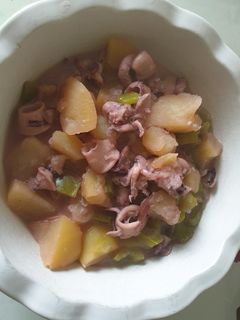 Una foto de Calamares con patatas en Thermomix