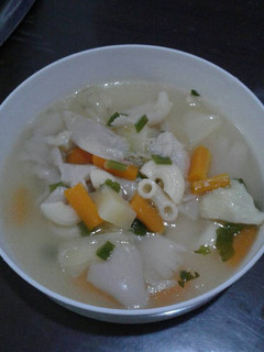 Foto resep Sop jamur tiram macaroni