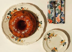 Una foto de Budín de Pan con pasas de Uva en Mistela