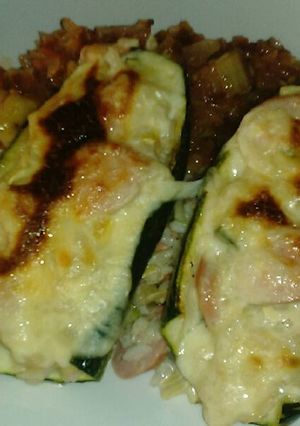 Una foto de Zucchini gratinado