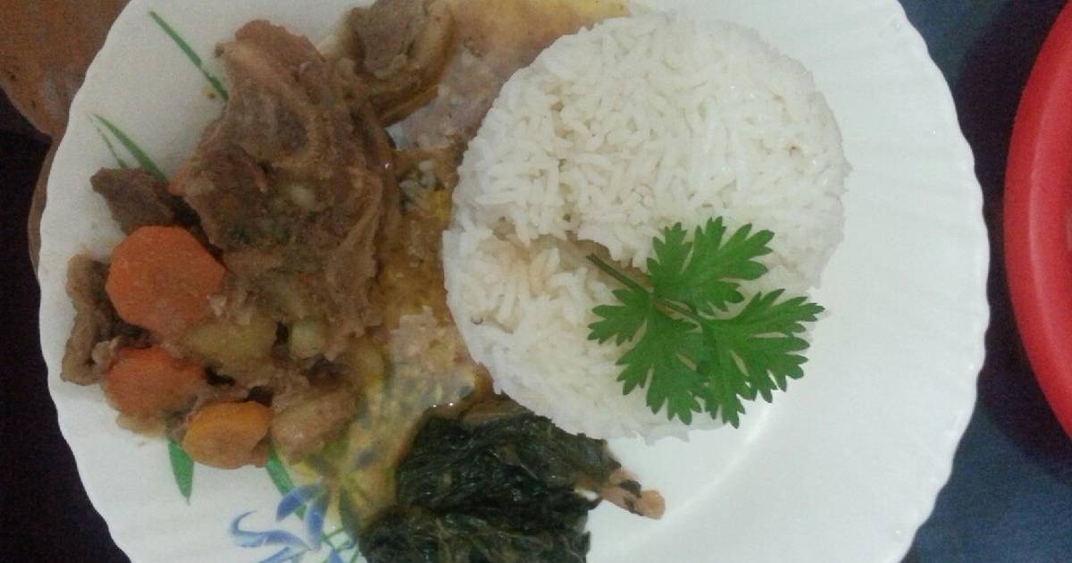 Mutton with rice local ingredients contest_Nairobi Recipe by Hellen