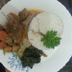 A picture of Mutton with rice# local ingredients contest_Nairobi#.