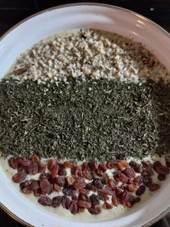 عکسی از دستور آب دوغ خیار (غذای نپختنی)