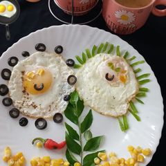 A picture of Happy morning egg😍.