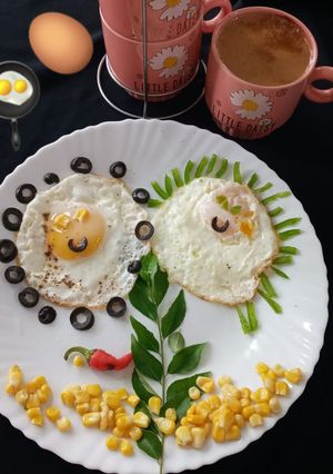 A picture of Happy morning egg😍.