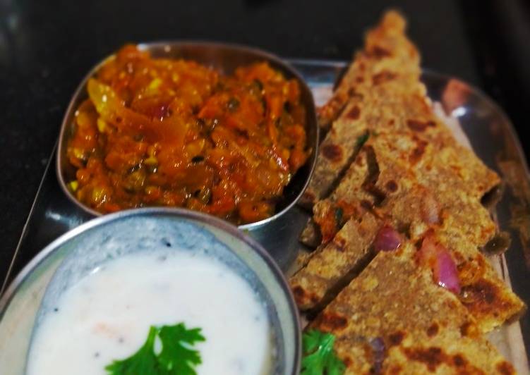 Easiest Way to Prepare Super Quick Homemade Stuffed onion paratha