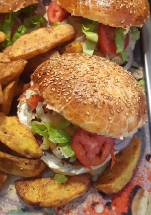 Une photo de Pain à hamburger maison