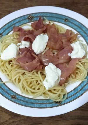 Φωτογραφία της συνταγής Spaghetti με μπέικον