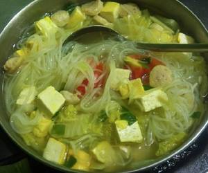 Siap Saji Sayur Sawi Putih Tahu Bihun Enak Sempurna
