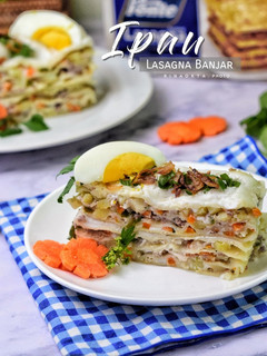 Foto resep Ipau (Lasagna Banjar)
