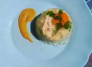 Фото Куриный холодец (заливное).