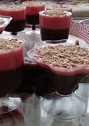 Une photo de Verrine Gourmande Choco-fraise 🍮
