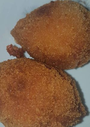 صورة لوصفة كبة الدجاج بحشوة الفطر والذرة والجبنة