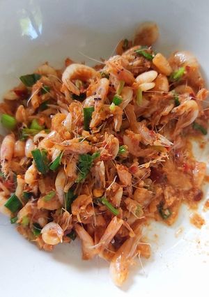 รูปของ ลาบกุ้งสูตรพ่ออินถวา