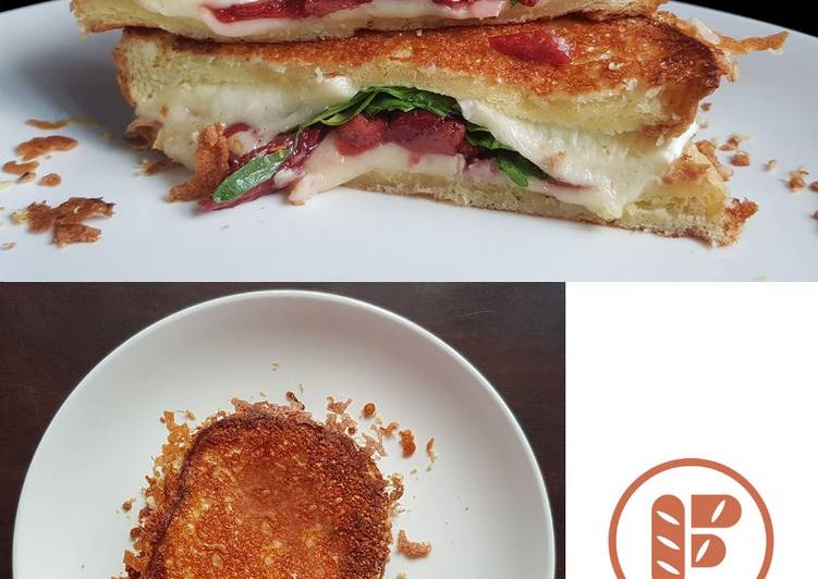 Slow Roasted Strawberries Grilled Cheese Sandwich Slow Roasted Strawberries Grilled Cheese Sandwich