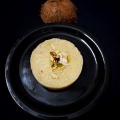A picture of Coconut Halwa.