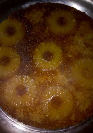 صورة لوصفة كيكة الاناناس