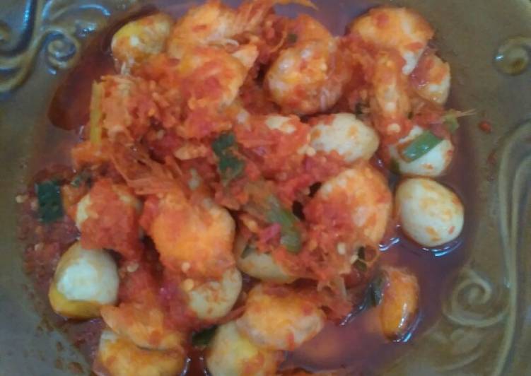 Resep Sambal udang telur puyuh, Sempurna