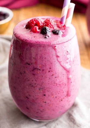 A picture of Berries smoothie.